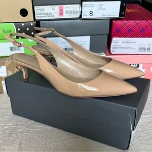 Ann Taylor Nude Slingbacks